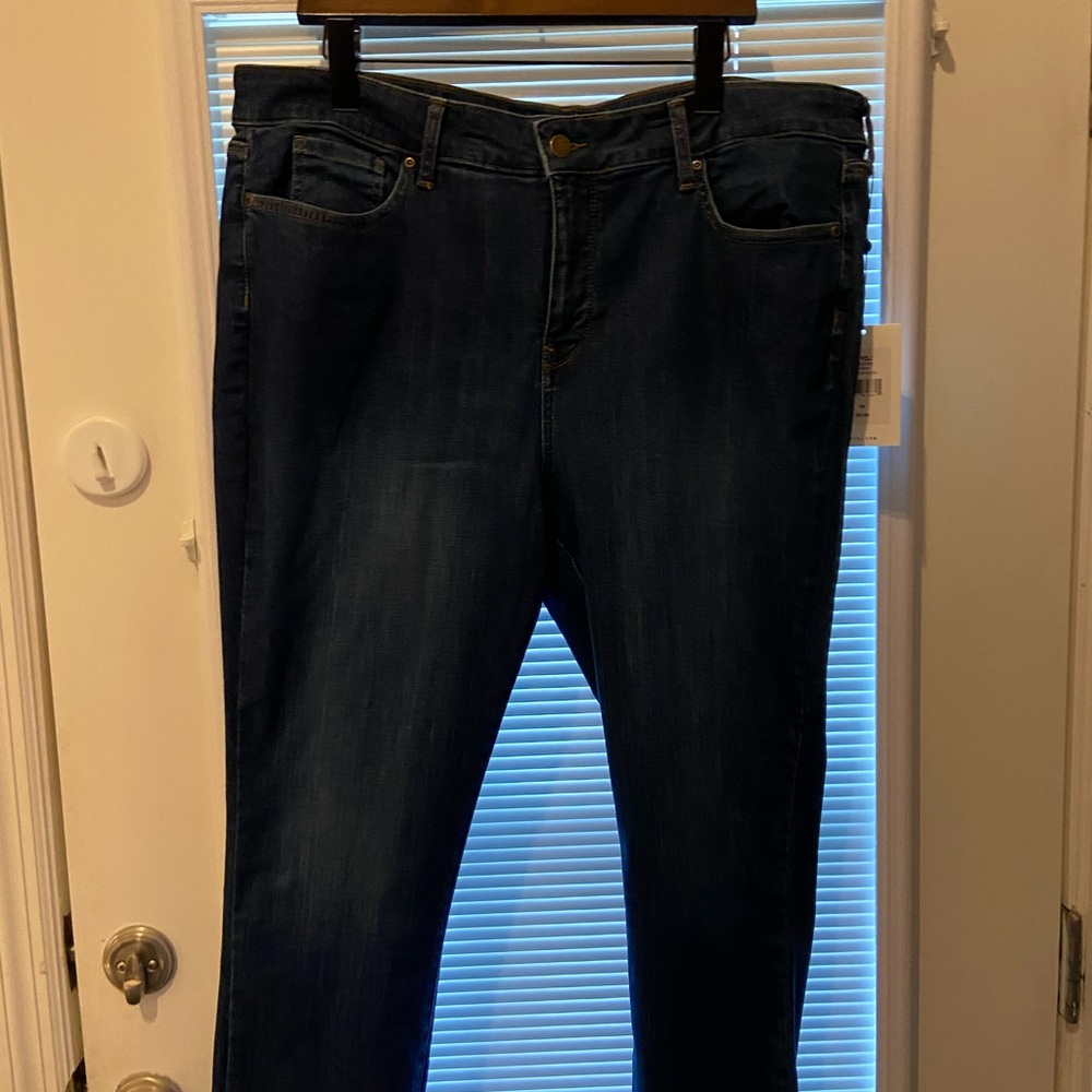 NYDJ size 16 Blue washed Jeans - skinny